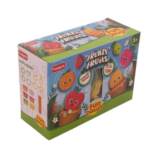 Fundough Frenzy Fruits – Scented Creative Dough Set for Kids (3+ Years)